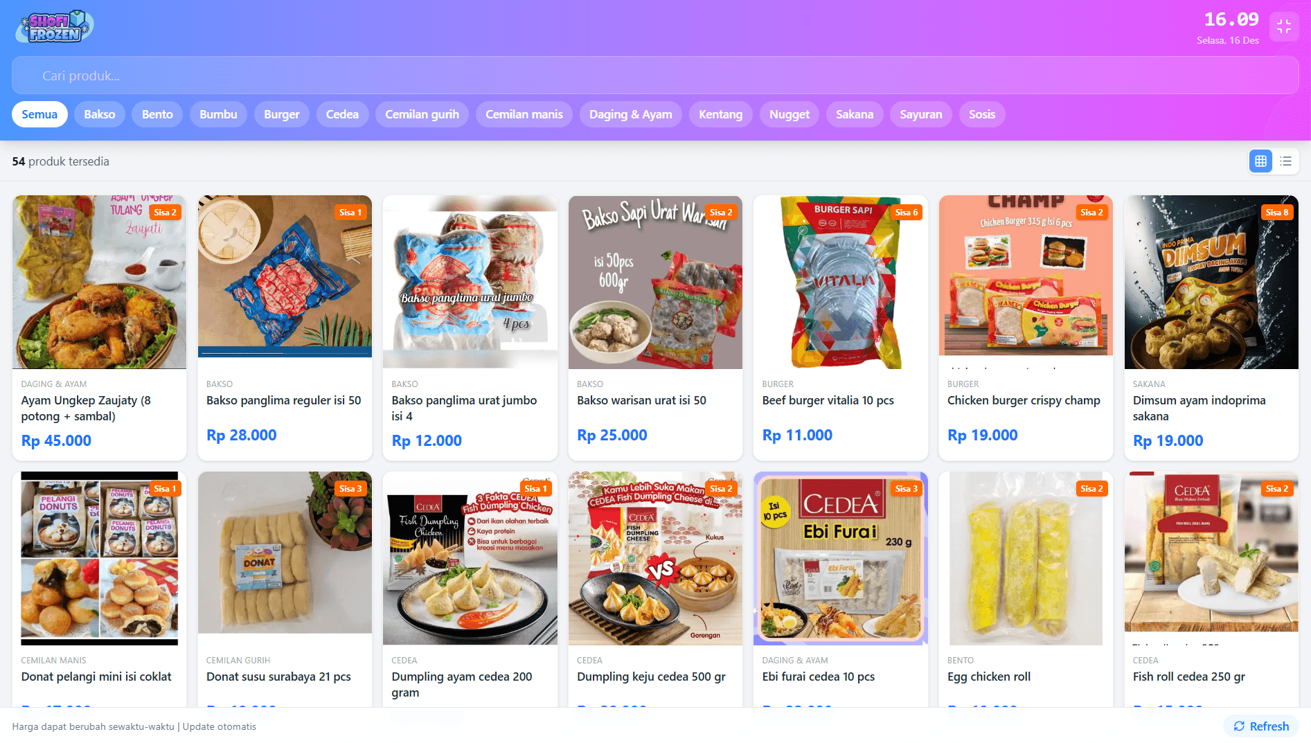 Shofi Frozen POS - Point of Sale System gallery