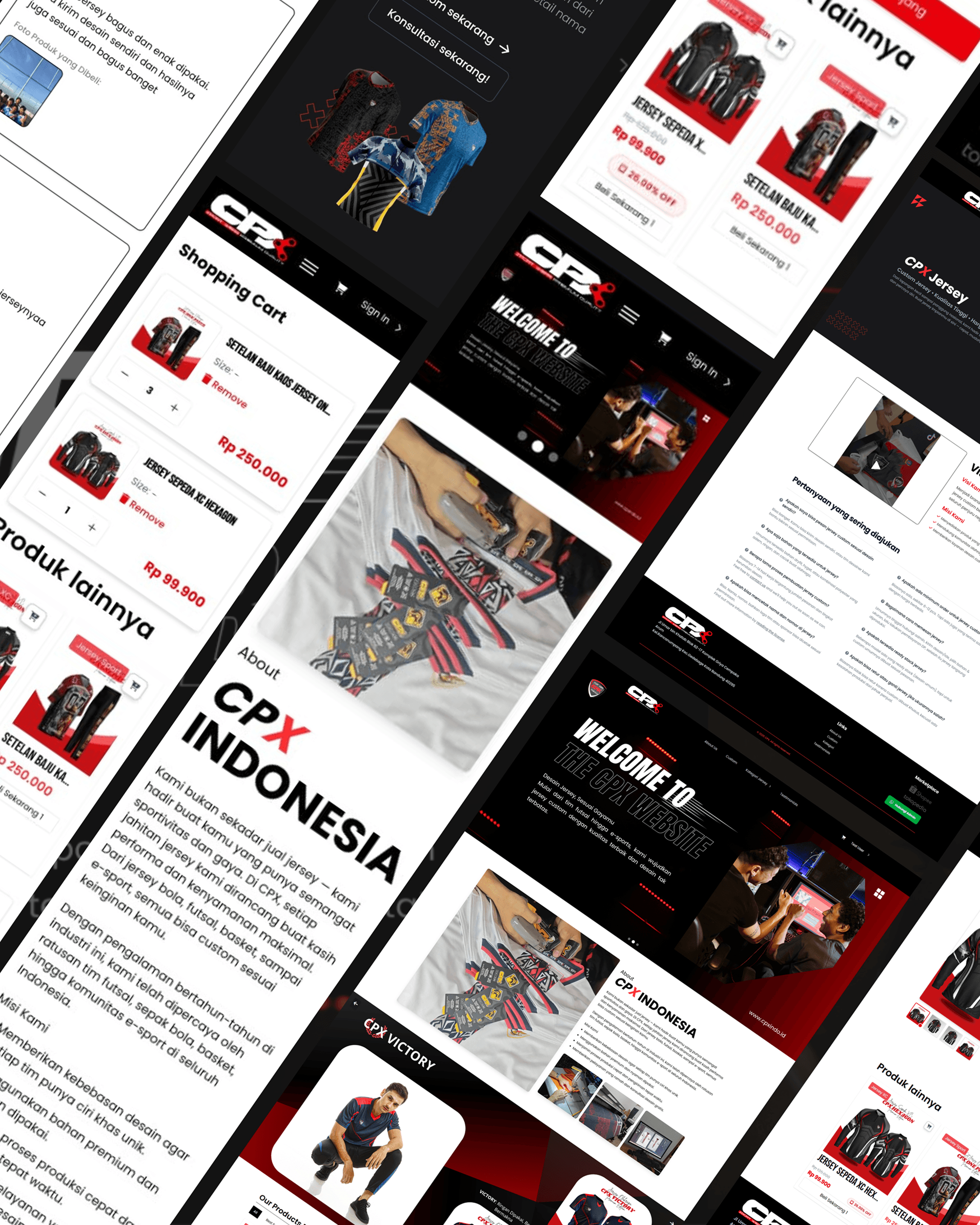Developed a Modern E-Commerce Website for CPX Jersey