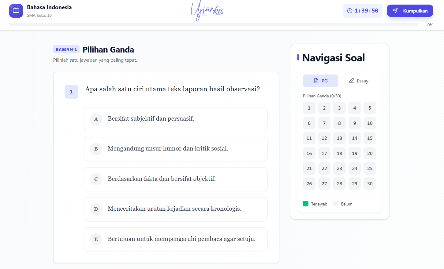 UjianKu - AI-Based Digital Exam Platform gallery