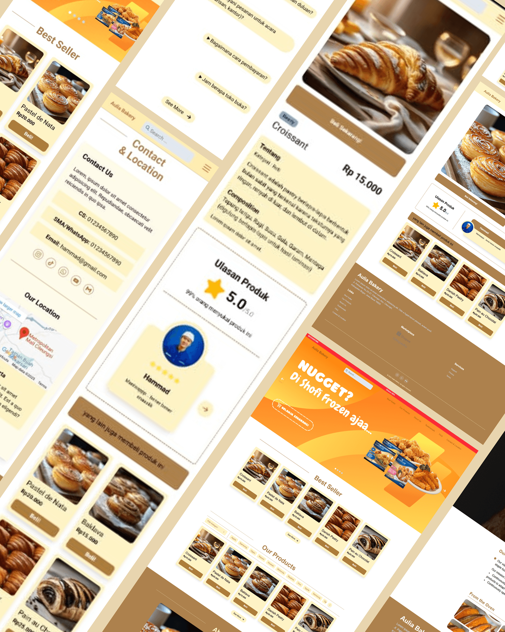 Aulia Bakery Marketplace - Fullstack Laravel Project