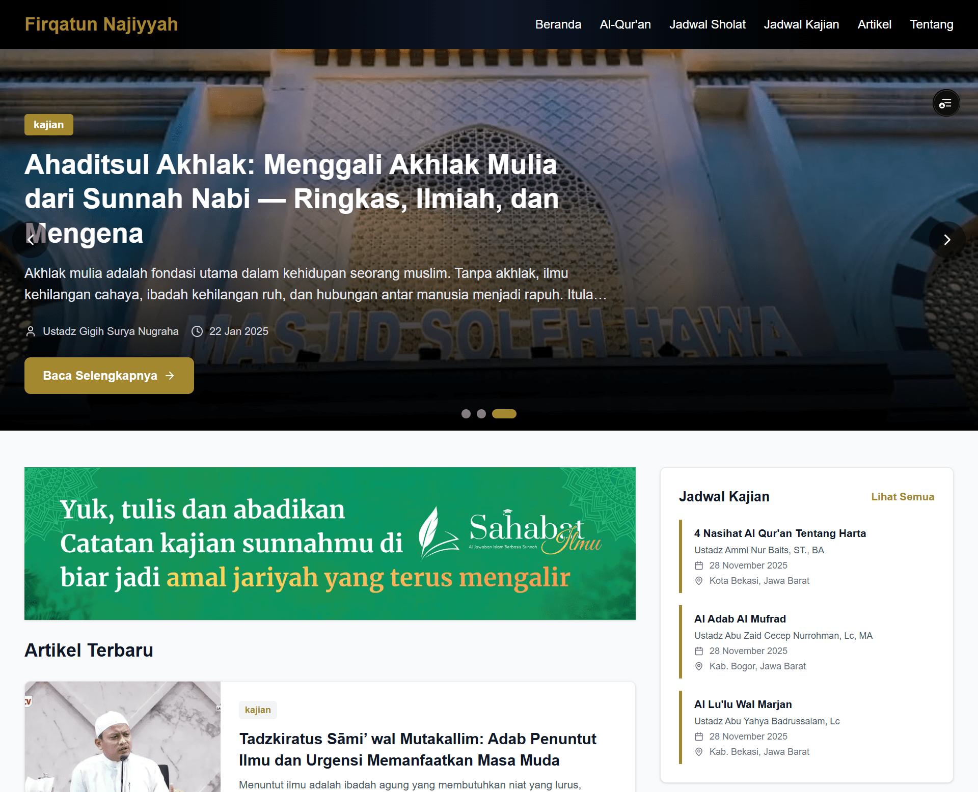 Firqatun Najiyyah - Digital Islamic Learning Platform gallery