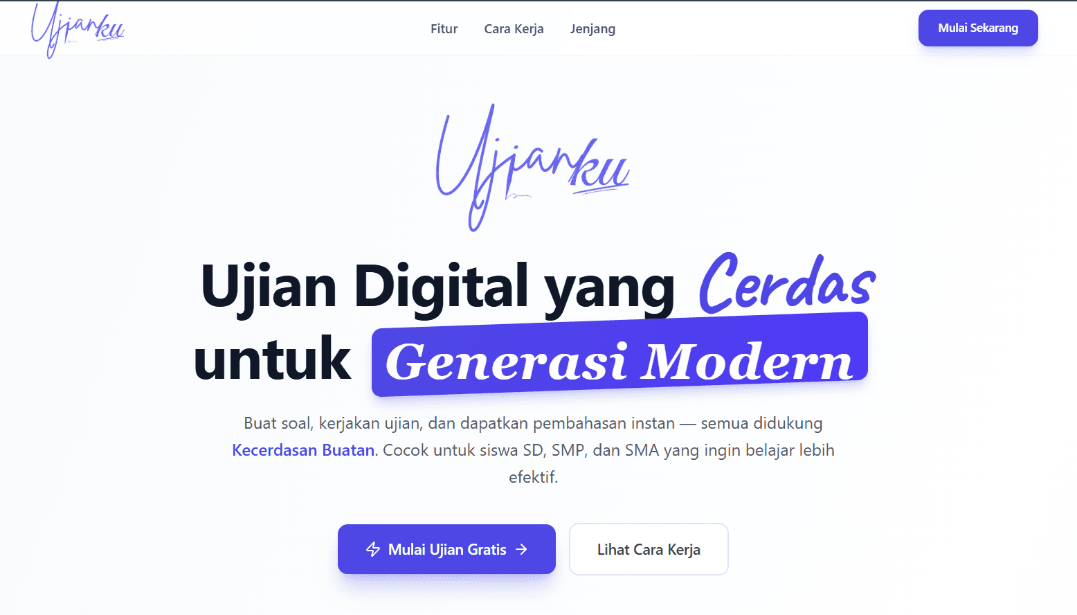 UjianKu - AI-Based Digital Exam Platform